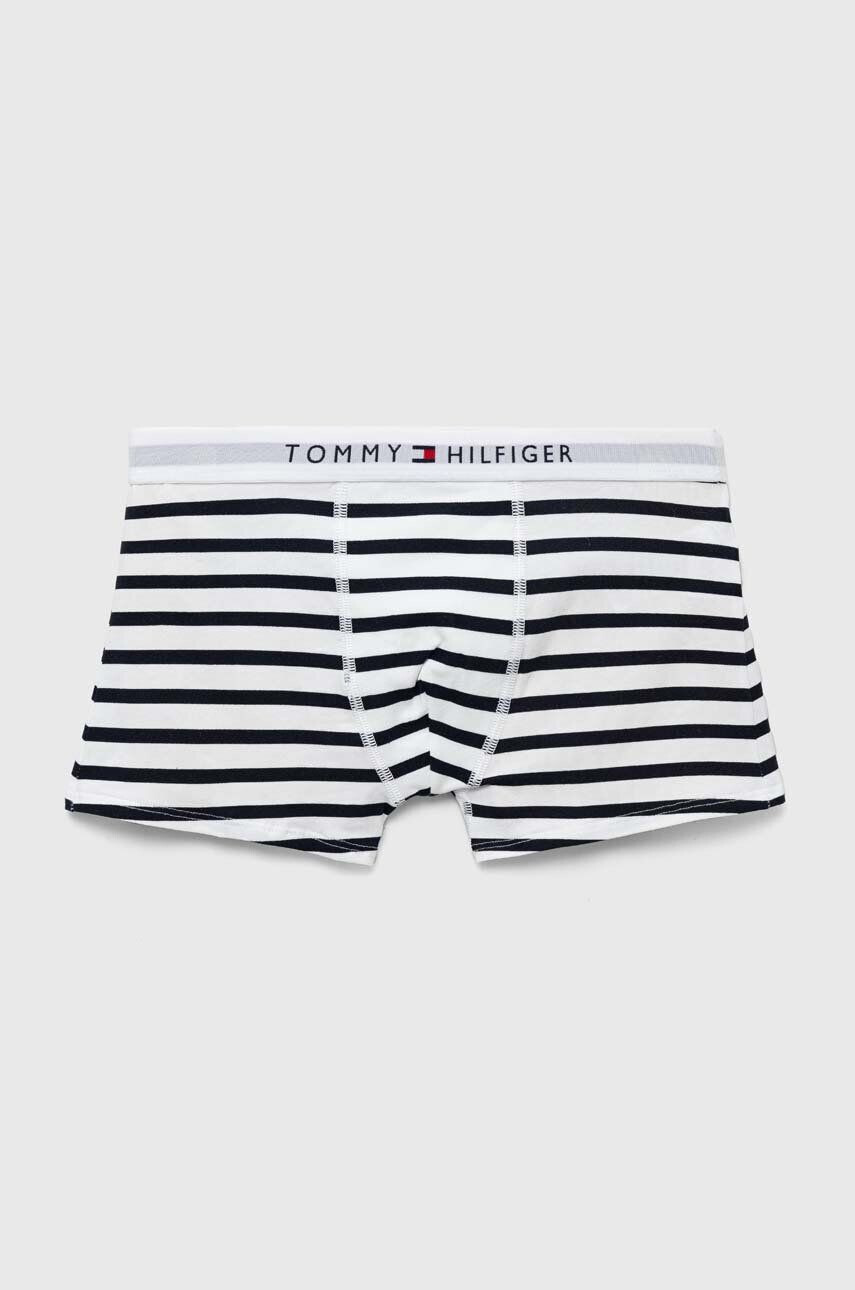 Tommy Hilfiger Dětské bavlněné boxerky 2-pack tmavomodrá barva - Pepit.cz