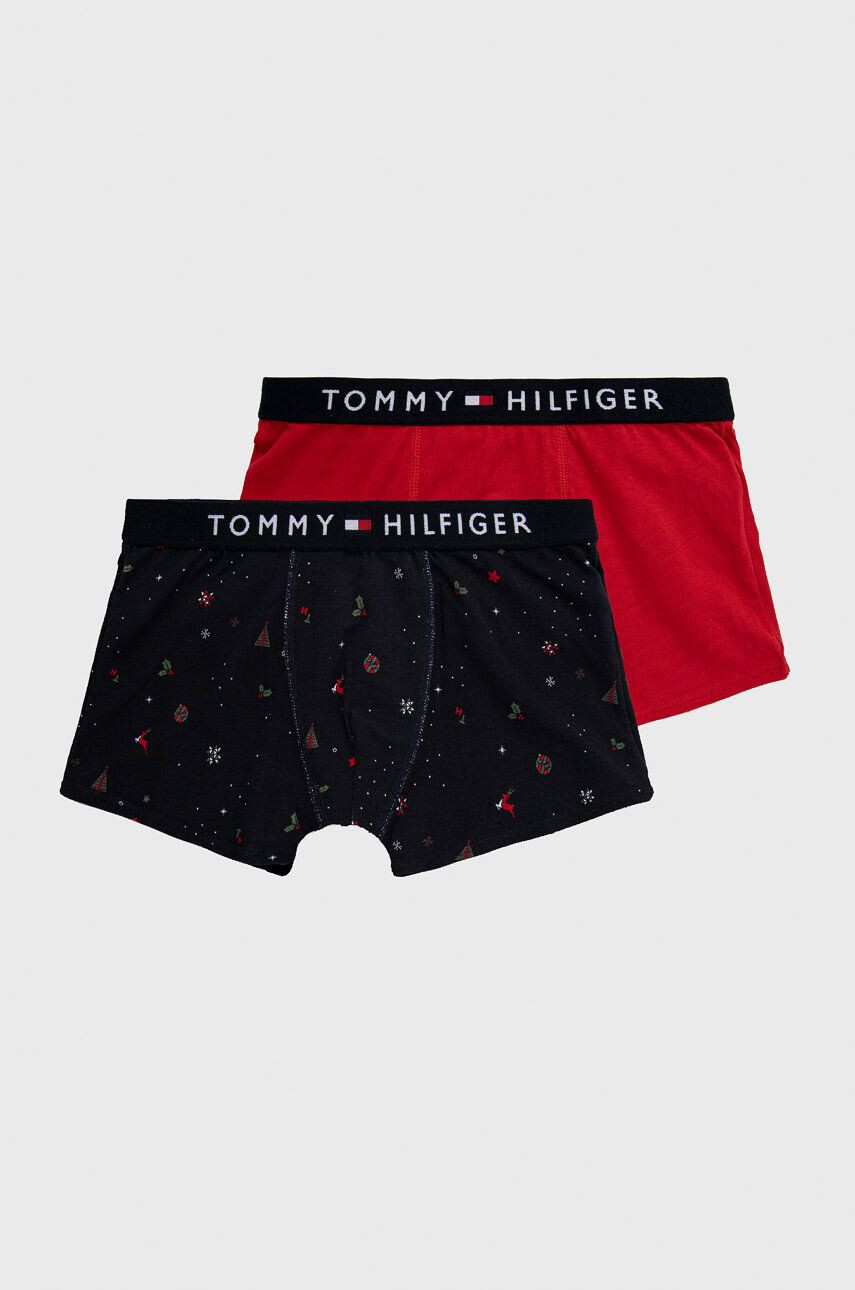 Tommy Hilfiger Dětské boxerky červená barva - Pepit.cz