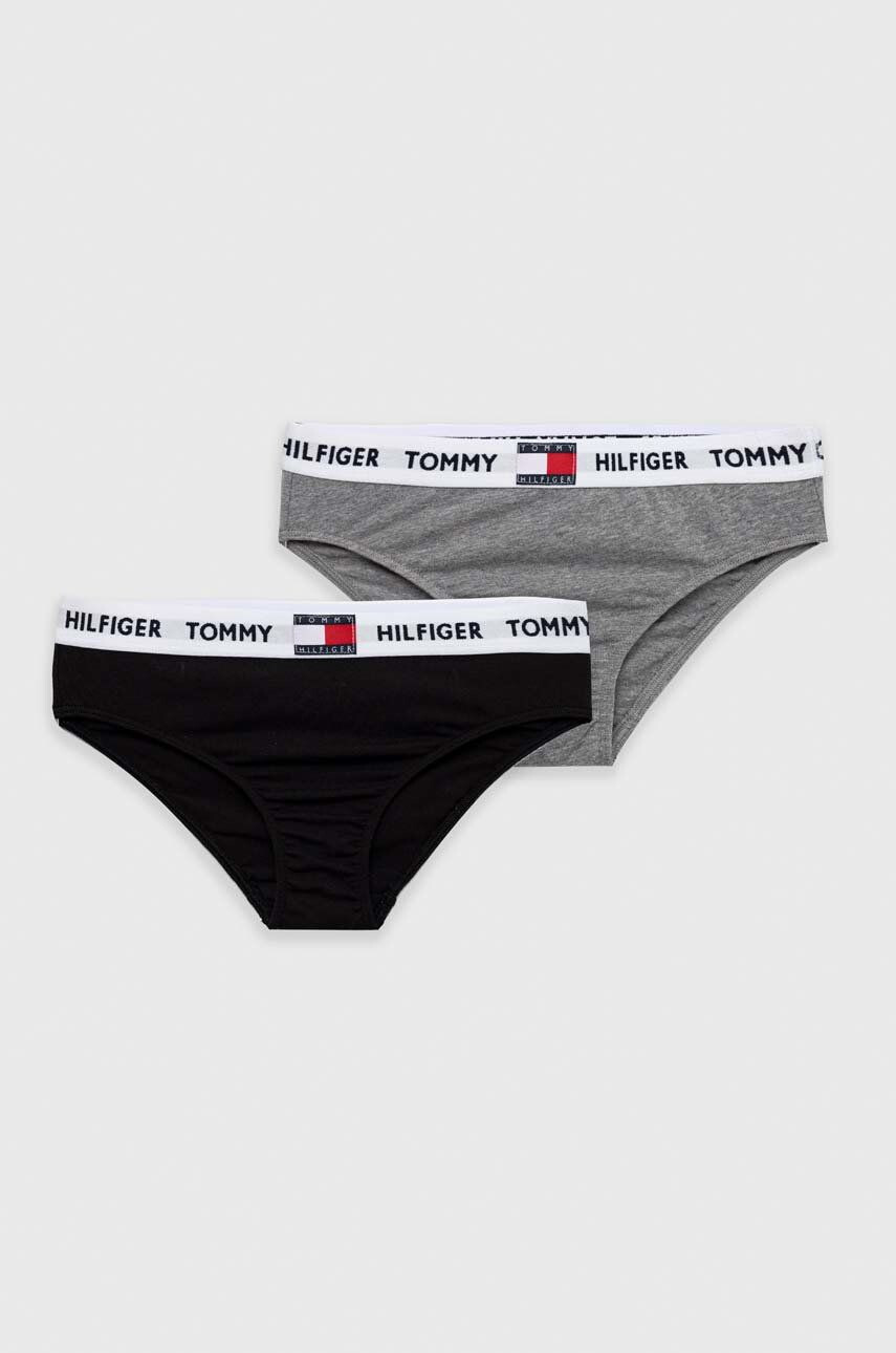 Tommy Hilfiger Dětské kalhotky 2-pack šedá barva - Pepit.cz