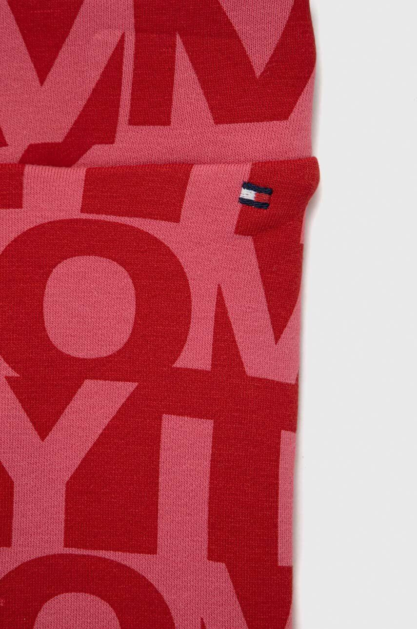 Tommy Hilfiger Dětské legíny růžová barva vzorované - Pepit.cz