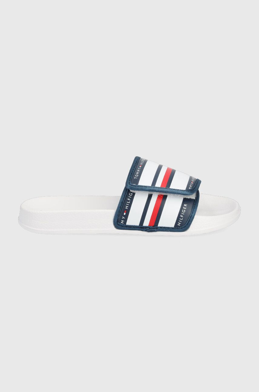 Tommy Hilfiger Dětské pantofle bílá barva - Pepit.cz