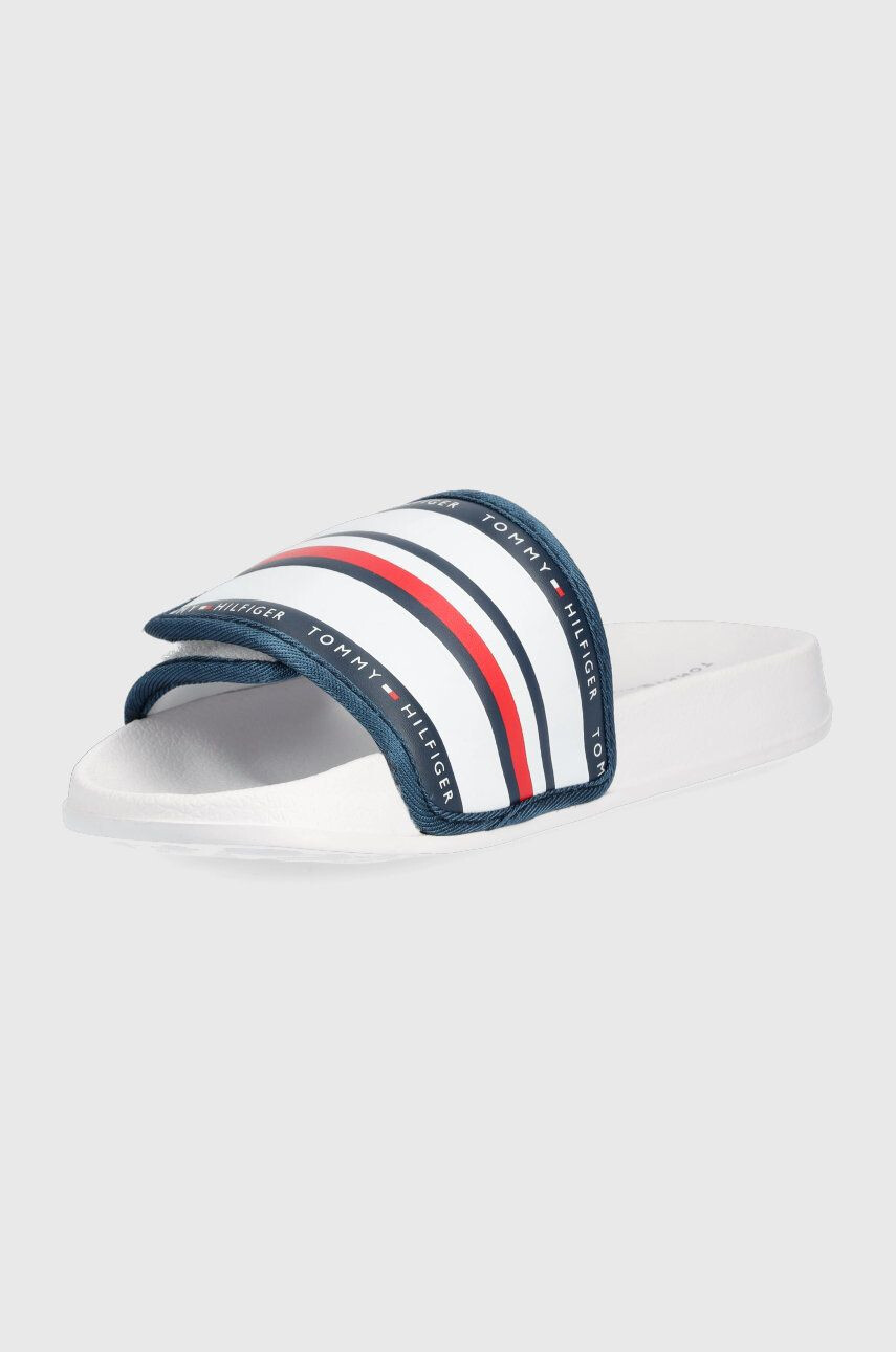 Tommy Hilfiger Dětské pantofle bílá barva - Pepit.cz