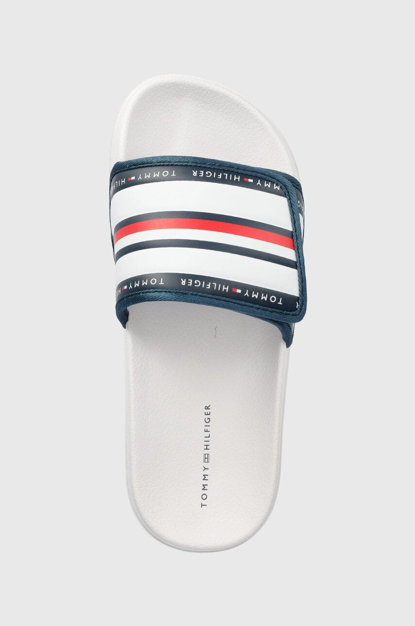 Tommy Hilfiger Dětské pantofle bílá barva - Pepit.cz