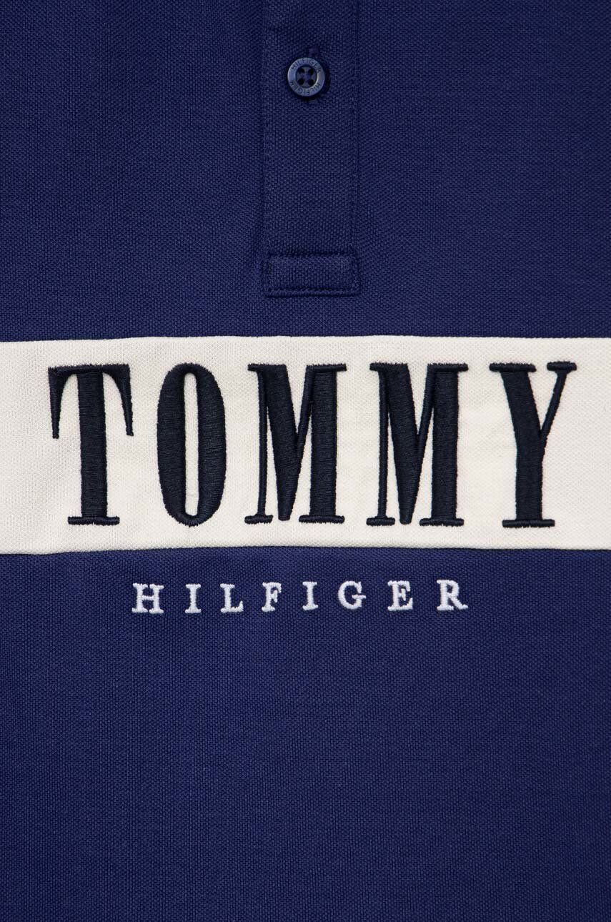 Tommy Hilfiger Dětské polo tričko tmavomodrá barva s aplikací - Pepit.cz