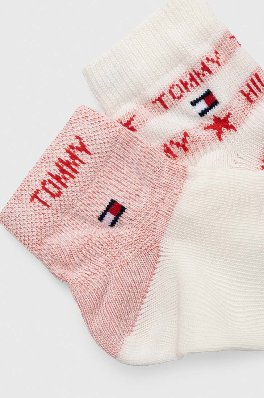 Tommy Hilfiger Dětské ponožky 2-pack růžová barva - Pepit.cz