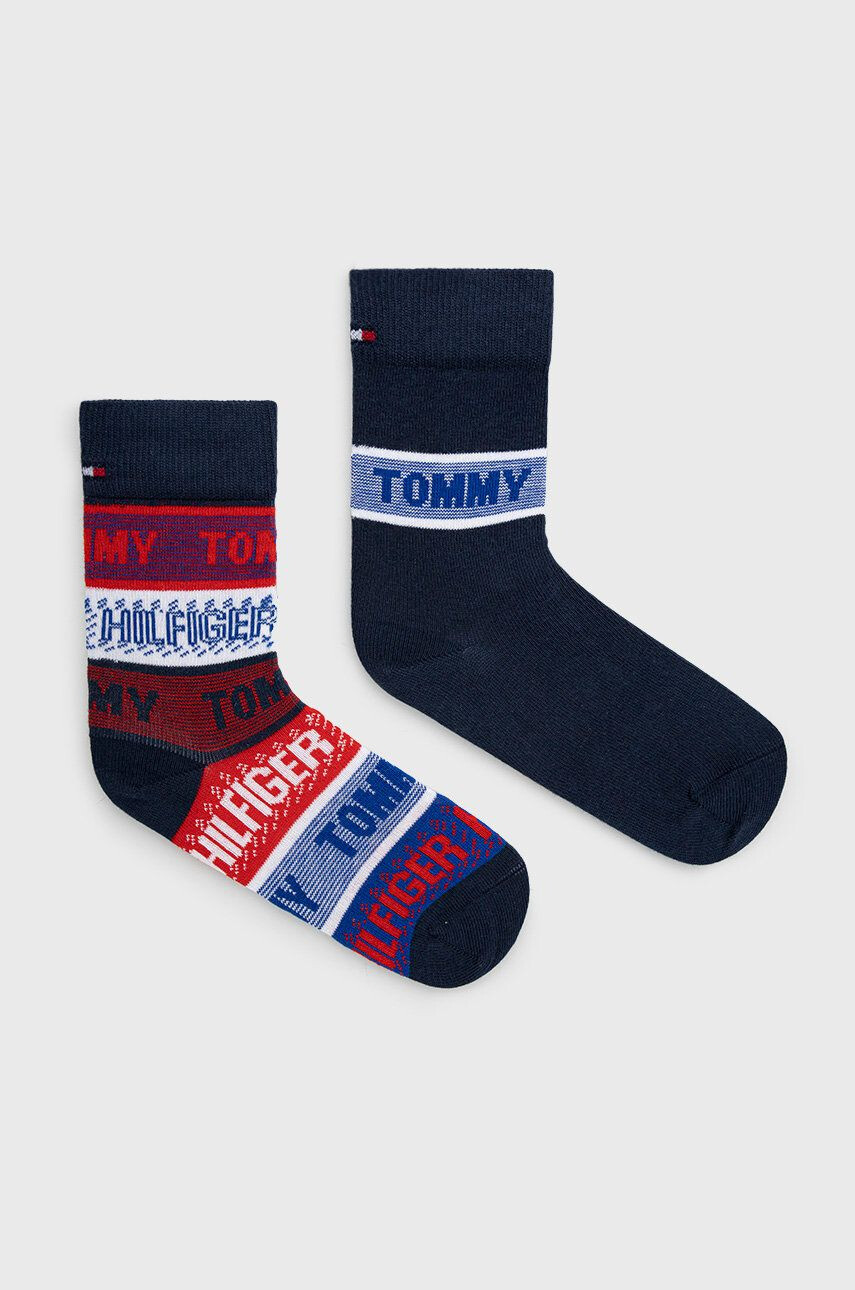 Tommy Hilfiger Dětské ponožky 2-pack růžová barva - Pepit.cz