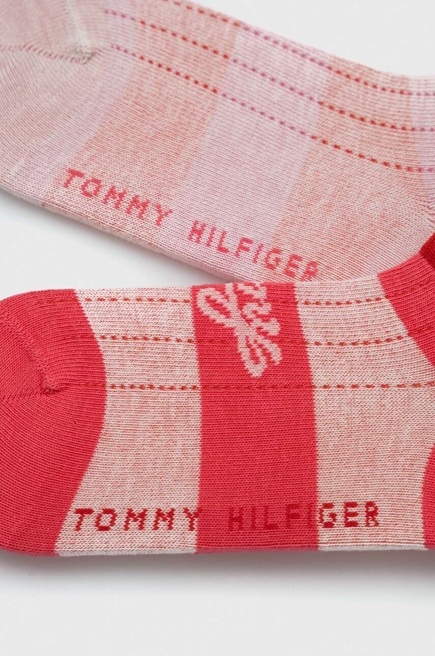 Tommy Hilfiger Dětské ponožky 2-pack růžová barva - Pepit.cz