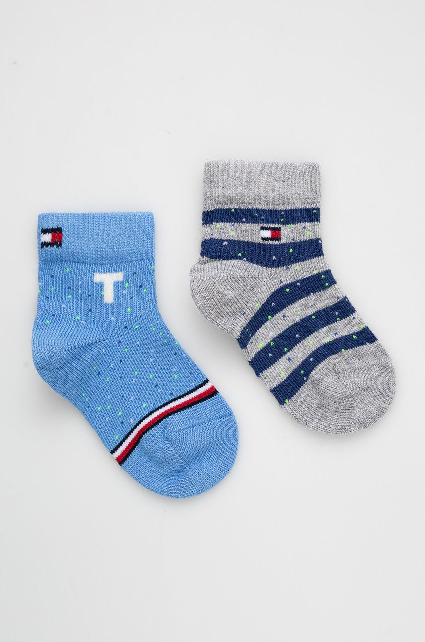 Tommy Hilfiger Dětské ponožky 2-pack růžová barva - Pepit.cz