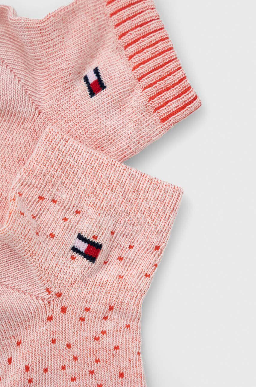 Tommy Hilfiger Dětské ponožky 2-pack růžová barva - Pepit.cz