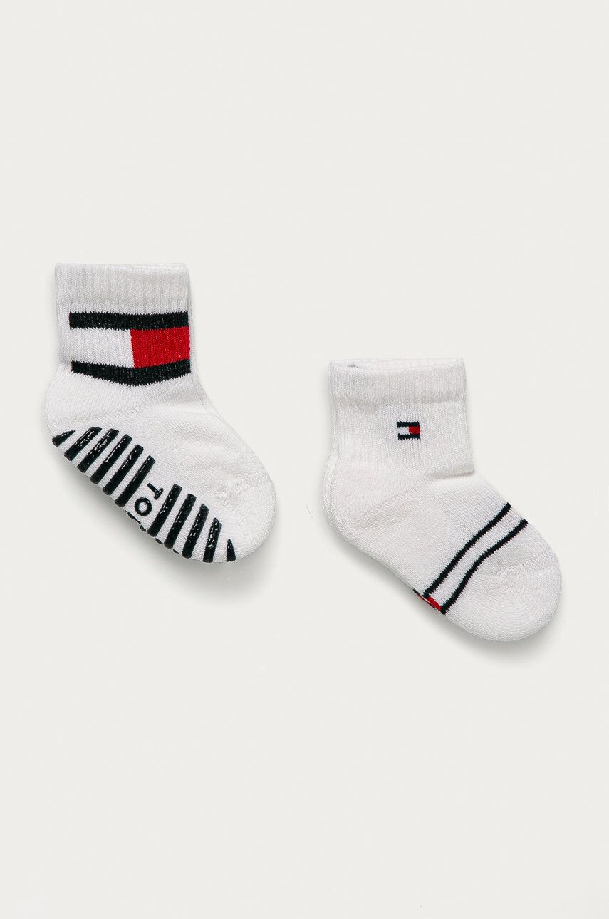 Tommy Hilfiger Dětské ponožky 2-pack šedá barva - Pepit.cz