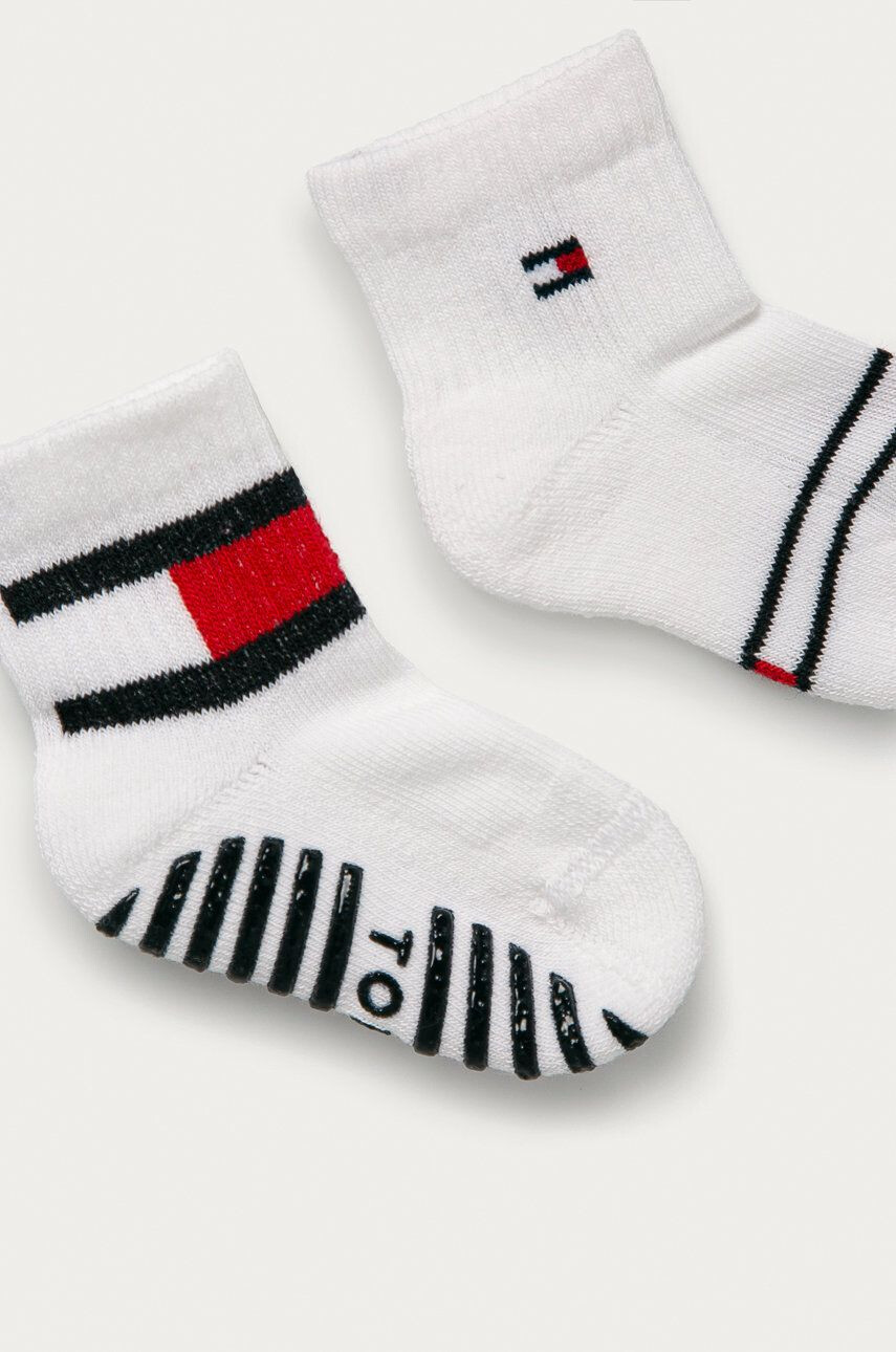 Tommy Hilfiger Dětské ponožky 2-pack šedá barva - Pepit.cz