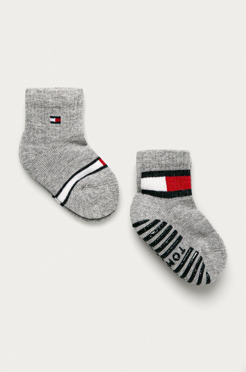 Tommy Hilfiger Dětské ponožky 2-pack zelená barva - Pepit.cz