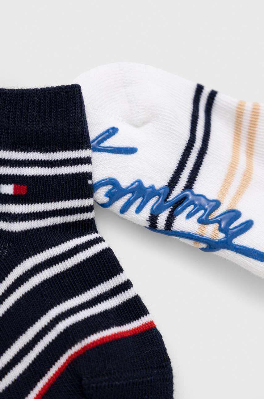 Tommy Hilfiger Dětské ponožky 2-pack tmavomodrá barva - Pepit.cz