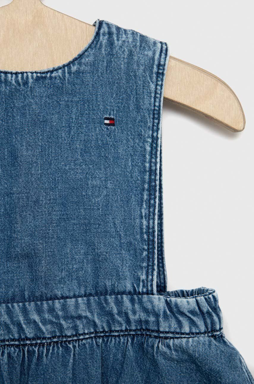 Tommy Hilfiger Dětské riflové šaty mini - Pepit.cz