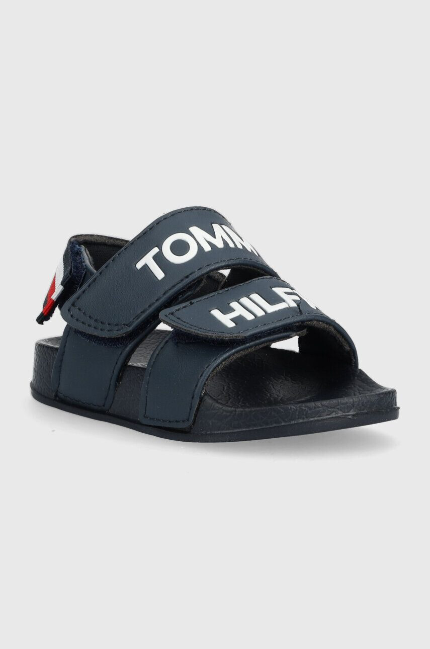 Tommy Hilfiger Dětské sandály tmavomodrá barva - Pepit.cz