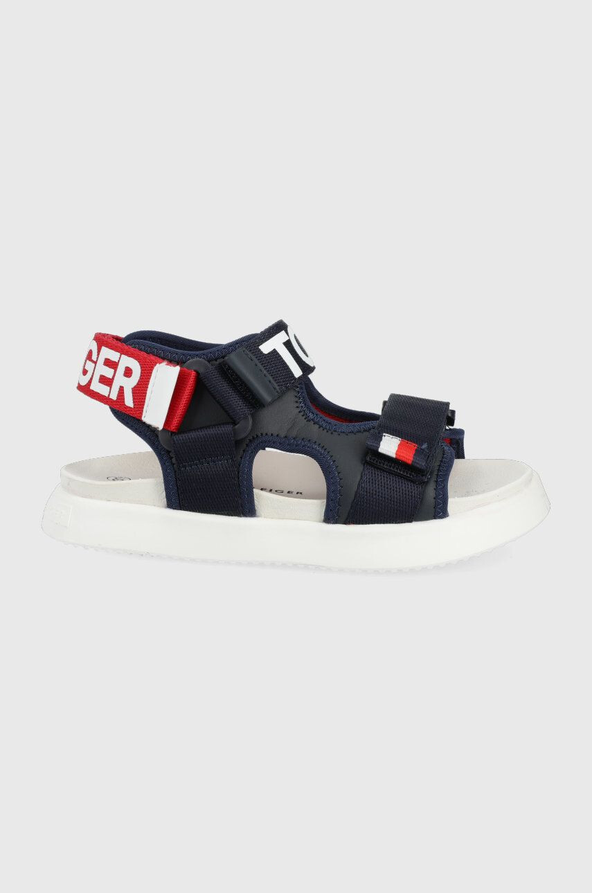 Tommy Hilfiger Dětské sandály fialová barva - Pepit.cz