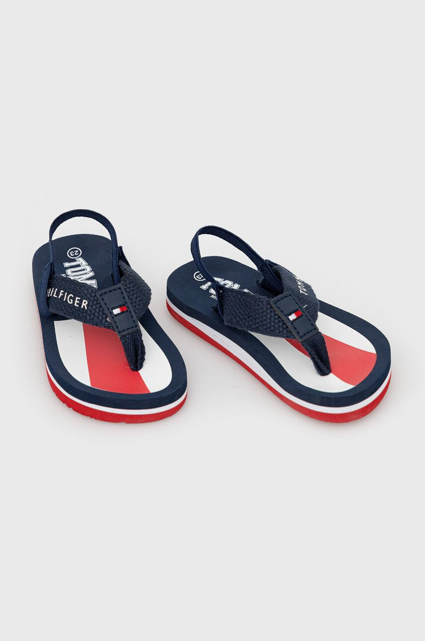 Tommy Hilfiger Dětské sandály tmavomodrá barva - Pepit.cz