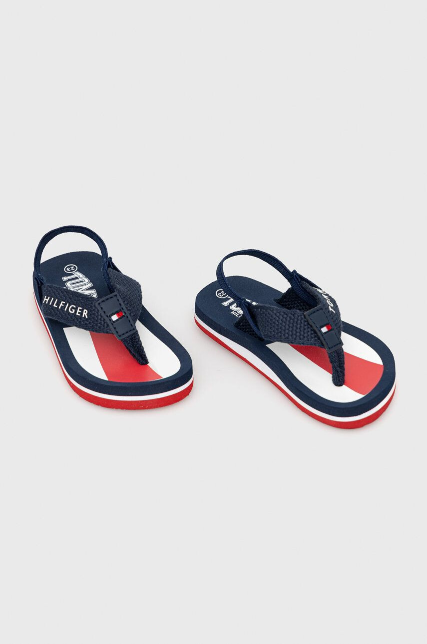 Tommy Hilfiger Dětské sandály tmavomodrá barva - Pepit.cz