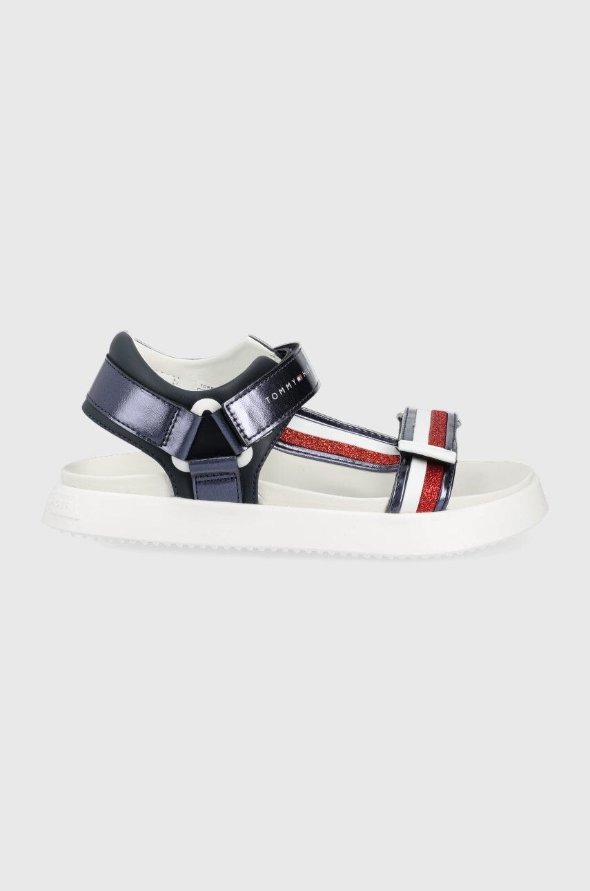 Tommy Hilfiger Dětské sandály tmavomodrá barva - Pepit.cz