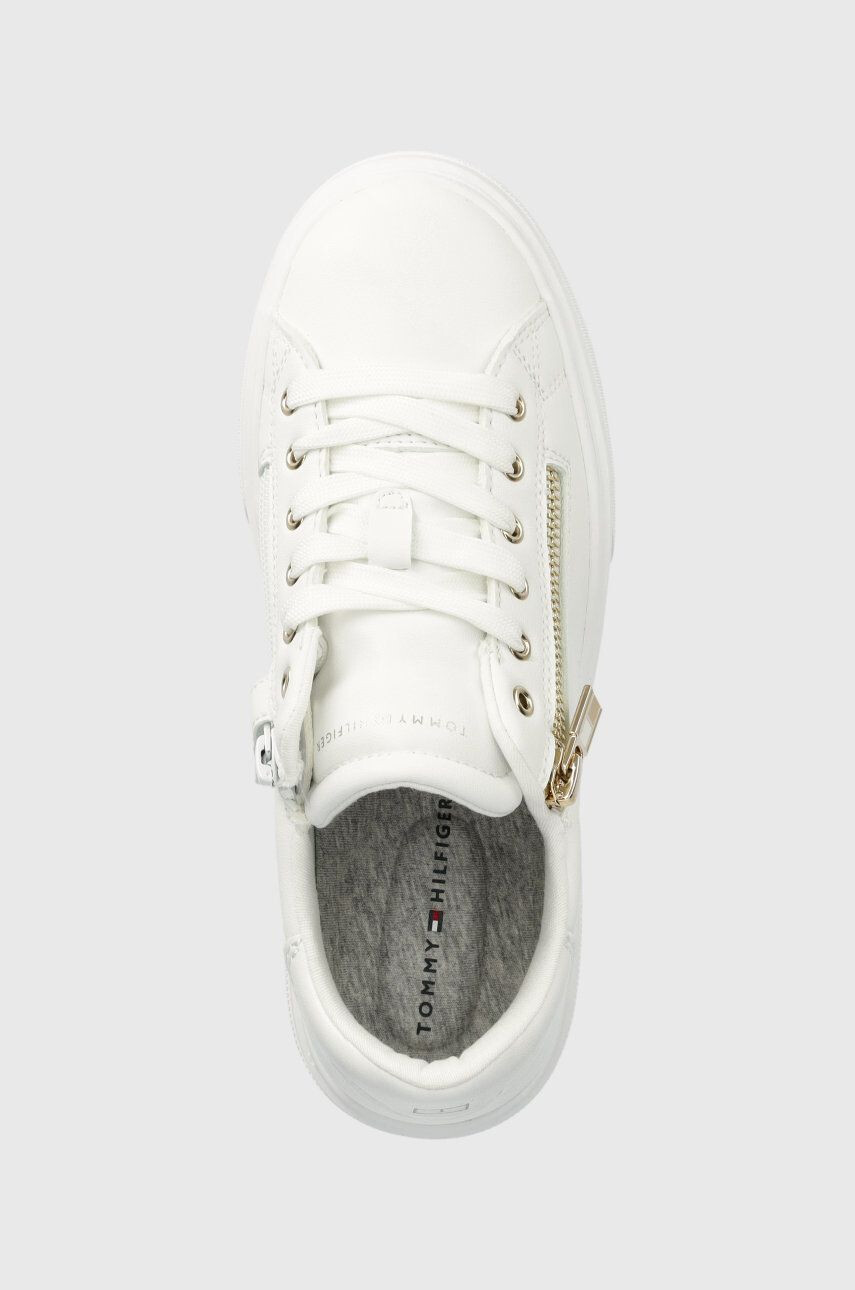 Tommy Hilfiger Dětské sneakers boty bílá barva - Pepit.cz