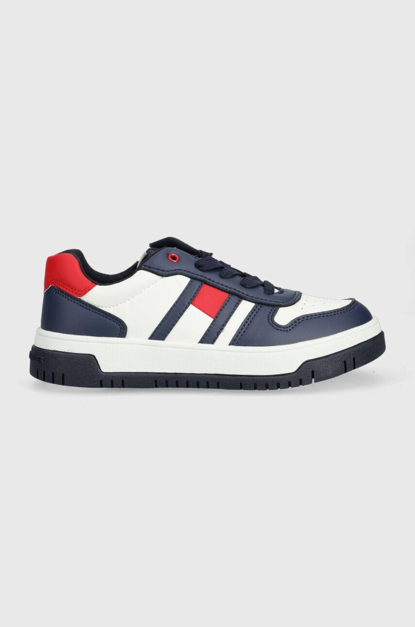 Tommy Hilfiger Dětské sneakers boty černá barva - Pepit.cz