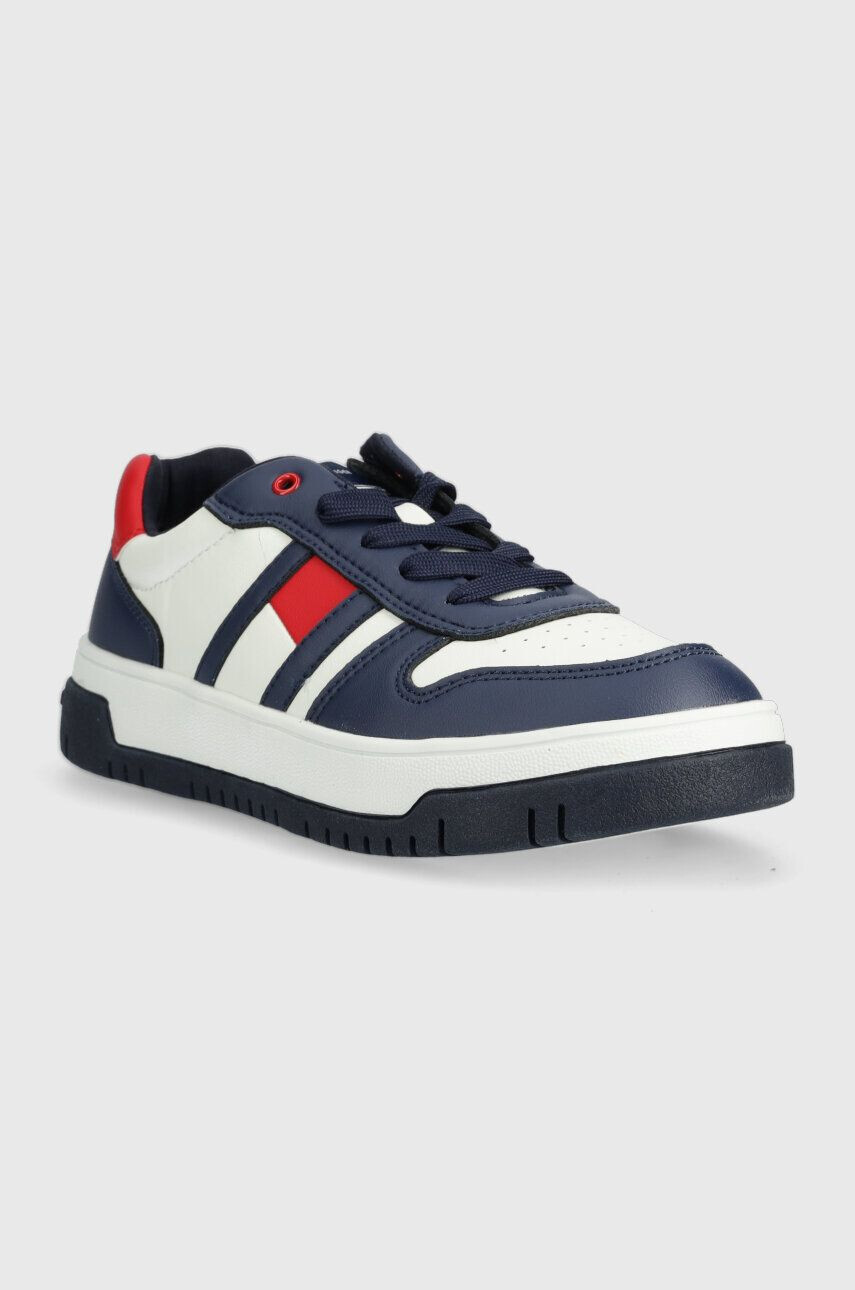 Tommy Hilfiger Dětské sneakers boty černá barva - Pepit.cz