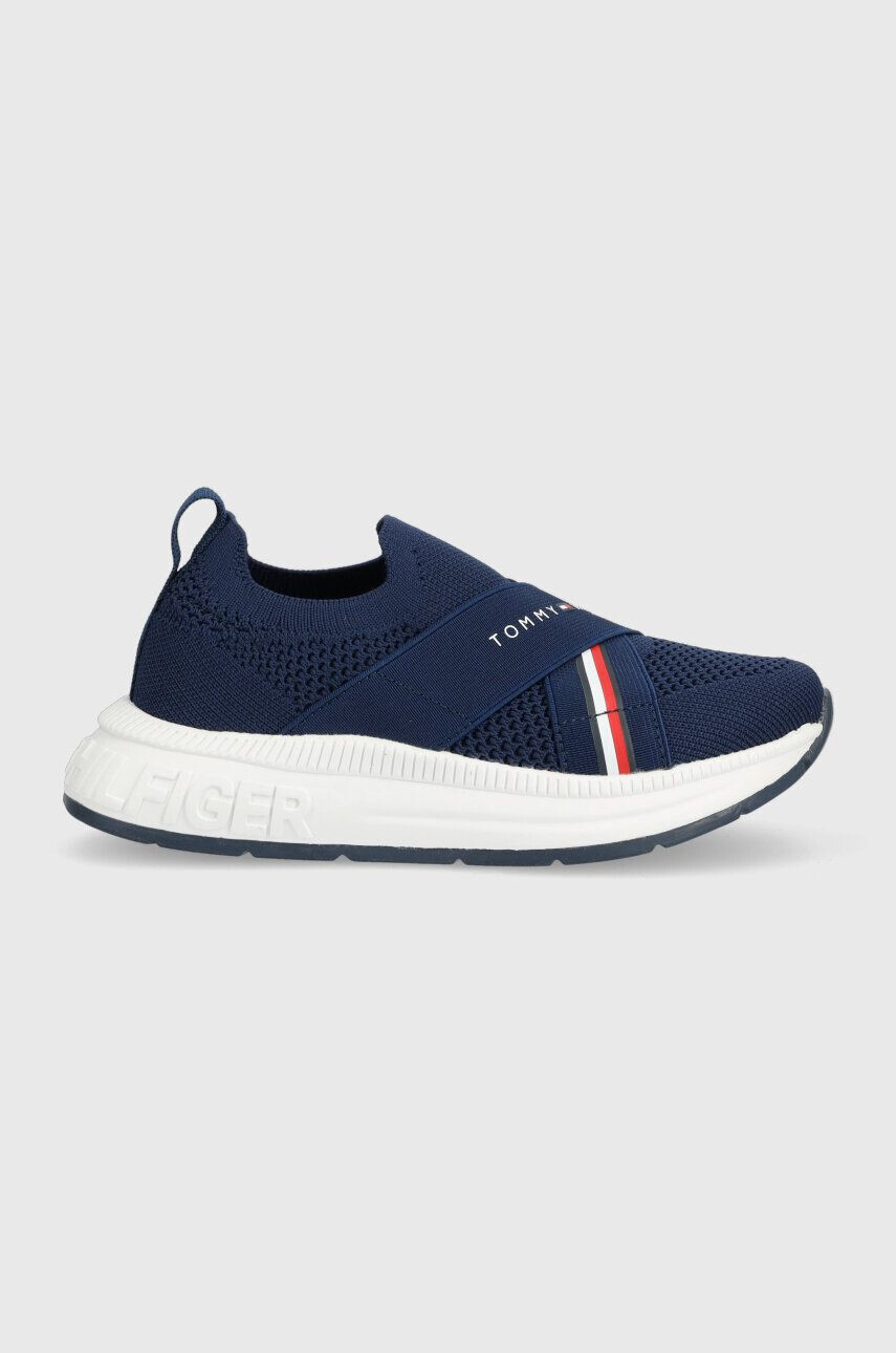 Tommy Hilfiger Dětské sneakers boty tmavomodrá barva - Pepit.cz