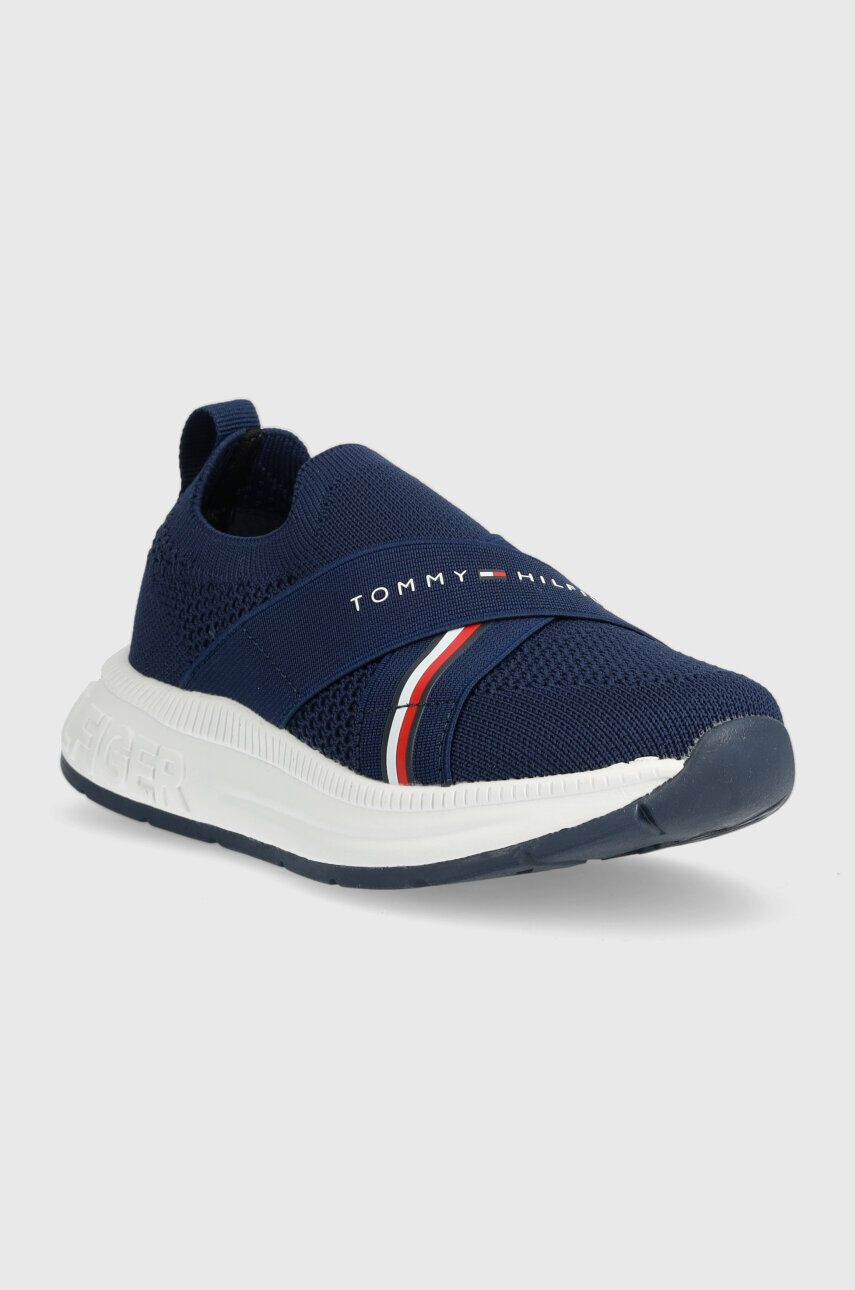 Tommy Hilfiger Dětské sneakers boty tmavomodrá barva - Pepit.cz