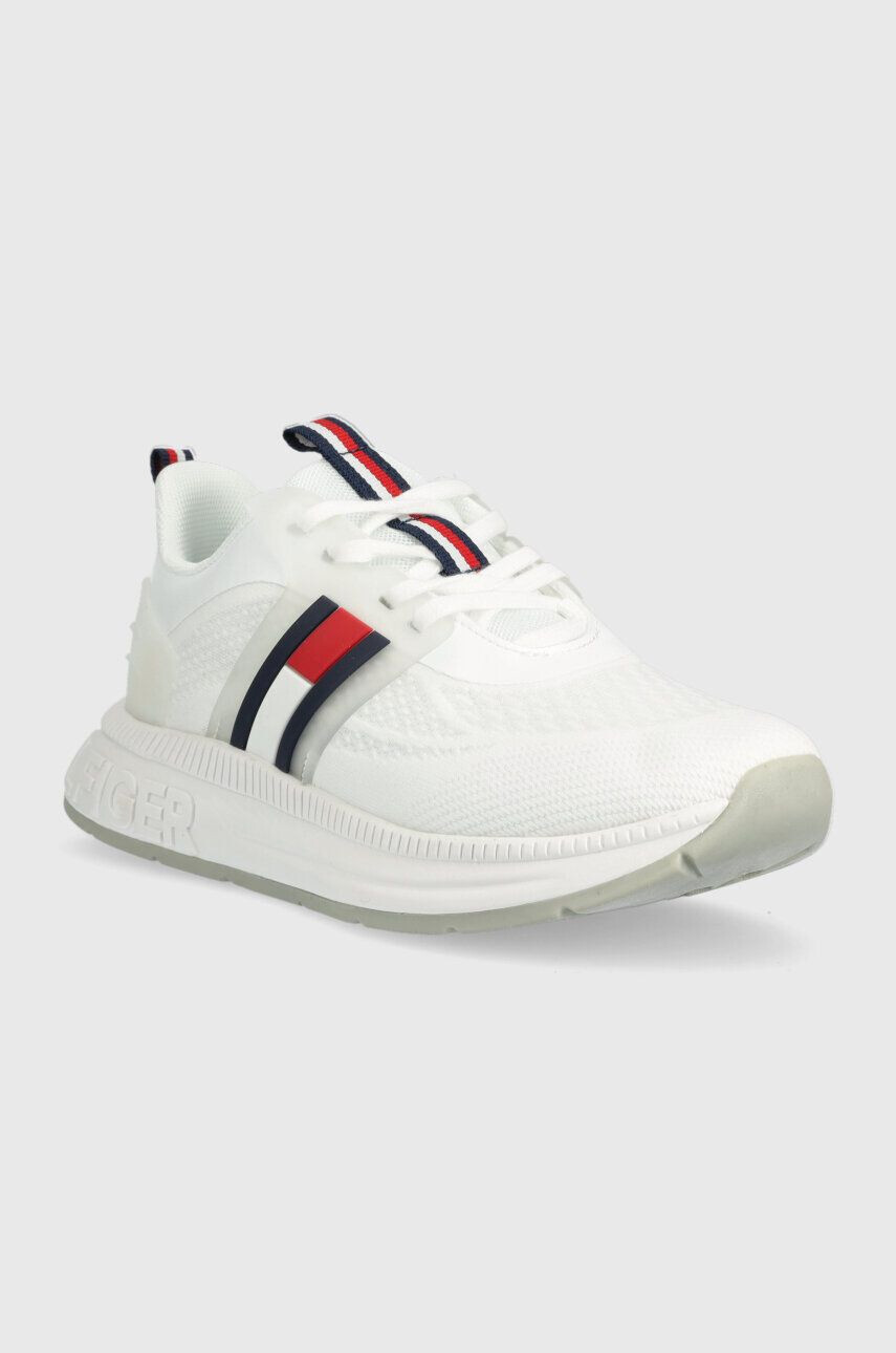 Tommy Hilfiger Dětské sneakers boty černá barva - Pepit.cz