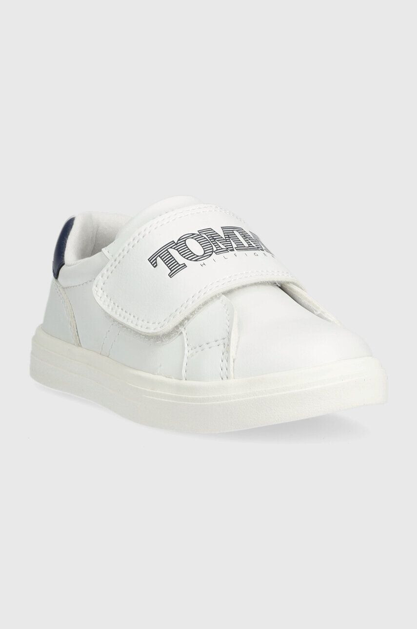 Tommy Hilfiger Dětské sneakers boty bílá barva - Pepit.cz