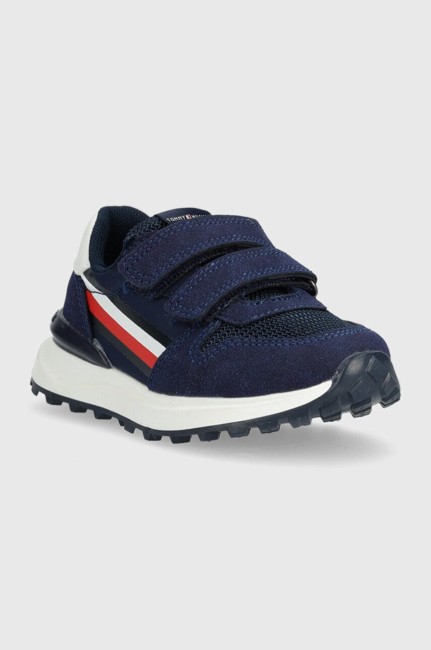 Tommy Hilfiger Dětské sneakers boty tmavomodrá barva - Pepit.cz