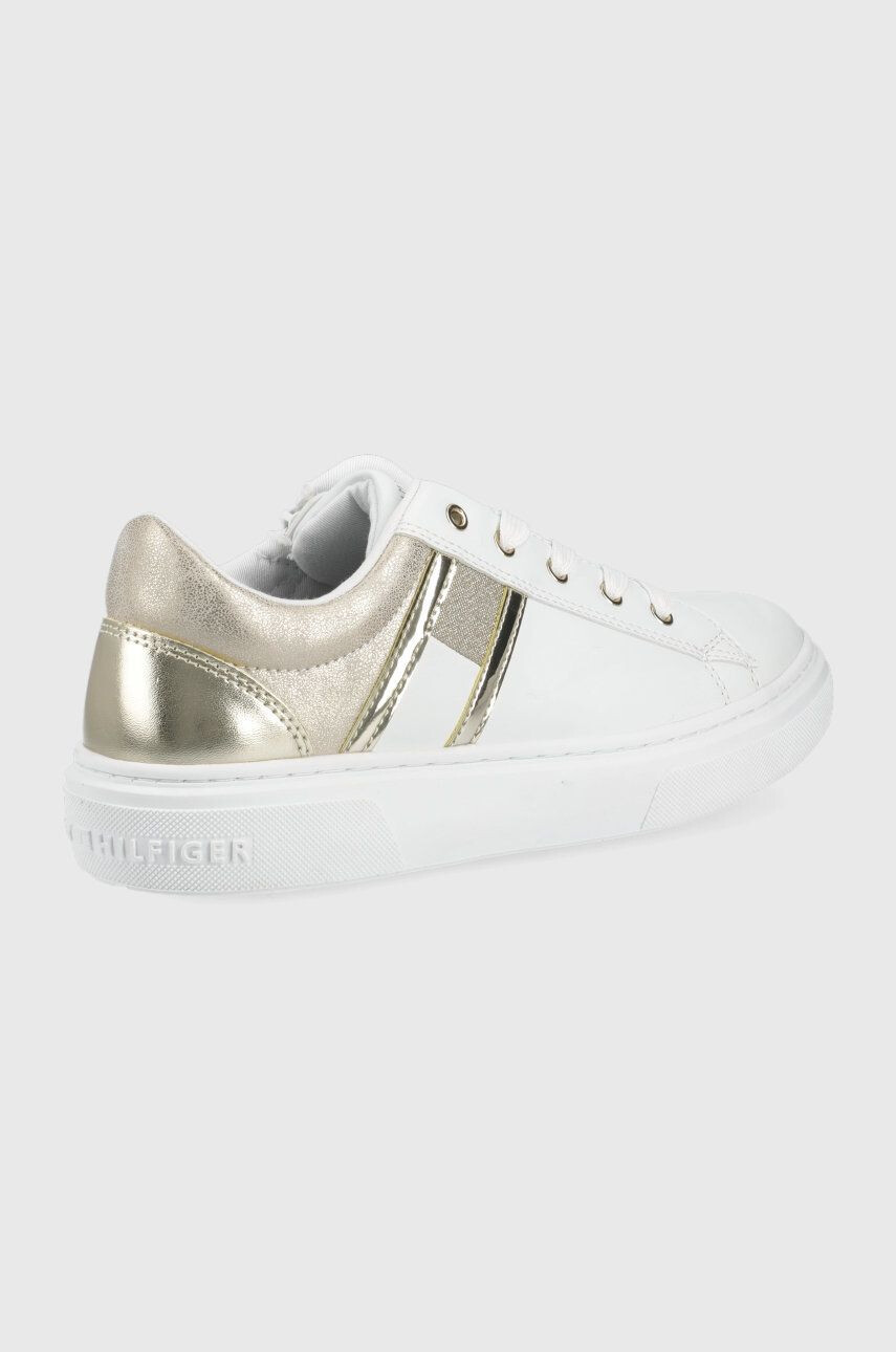 Tommy Hilfiger Dětské sneakers boty zlatá barva - Pepit.cz