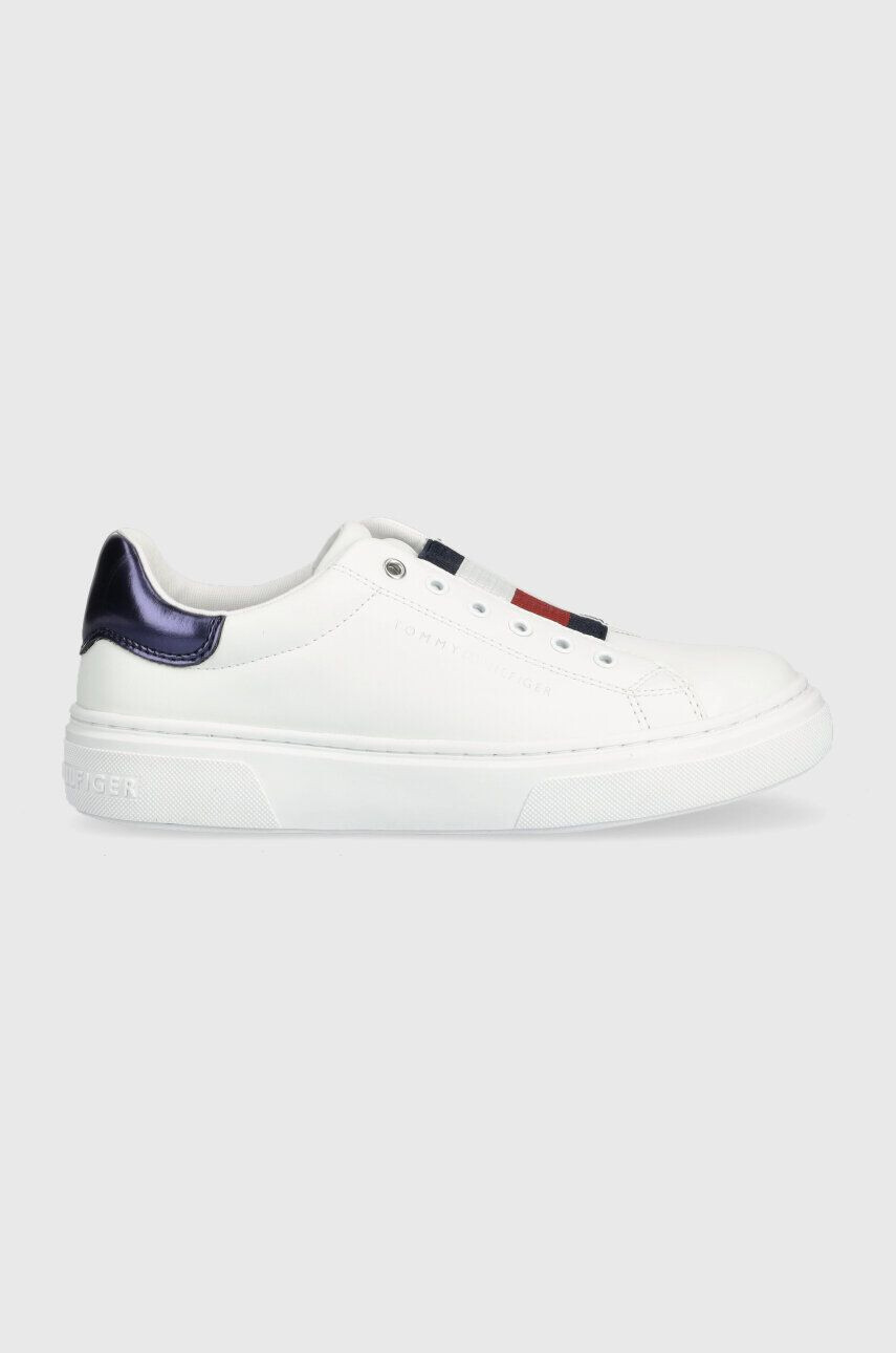 Tommy Hilfiger Dětské sneakers boty bílá barva - Pepit.cz