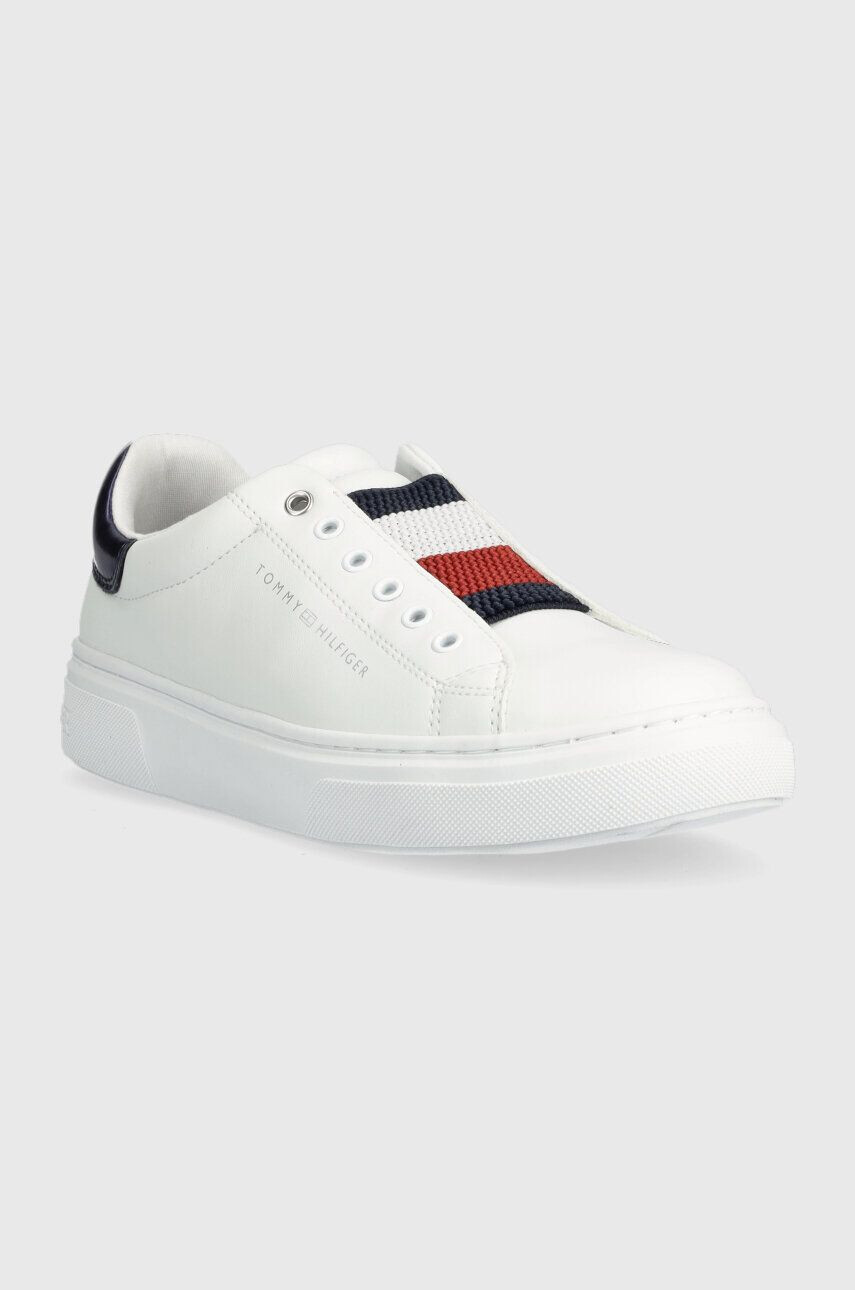 Tommy Hilfiger Dětské sneakers boty bílá barva - Pepit.cz