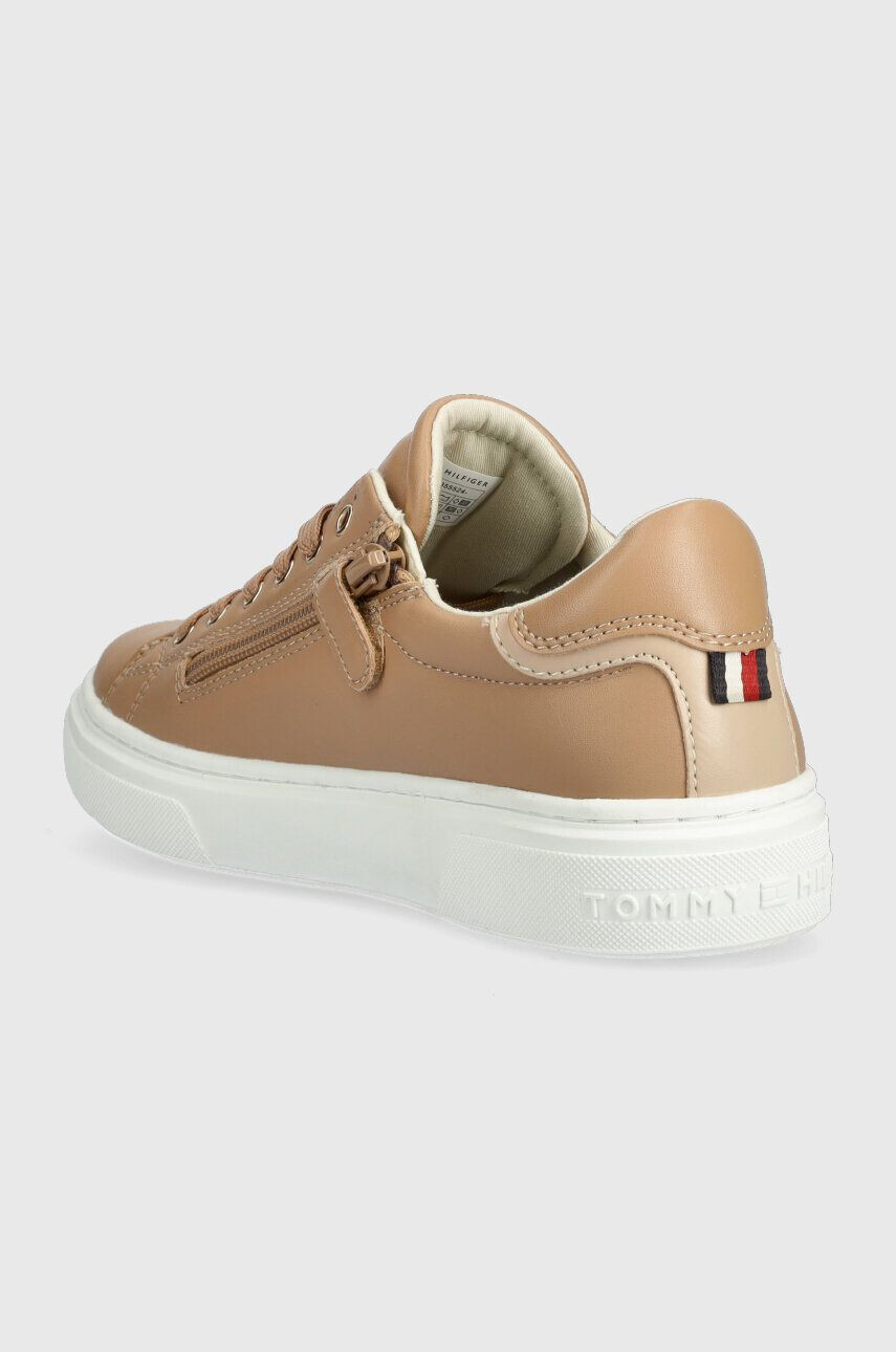 Tommy Hilfiger Dětské sneakers boty hnědá barva - Pepit.cz