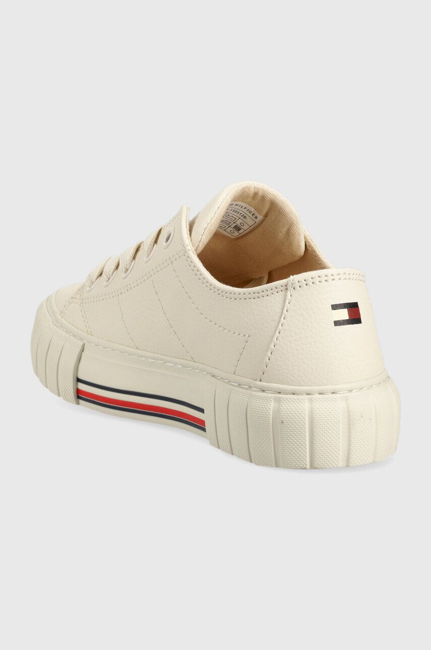 Tommy Hilfiger Dětské sneakers boty béžová barva - Pepit.cz