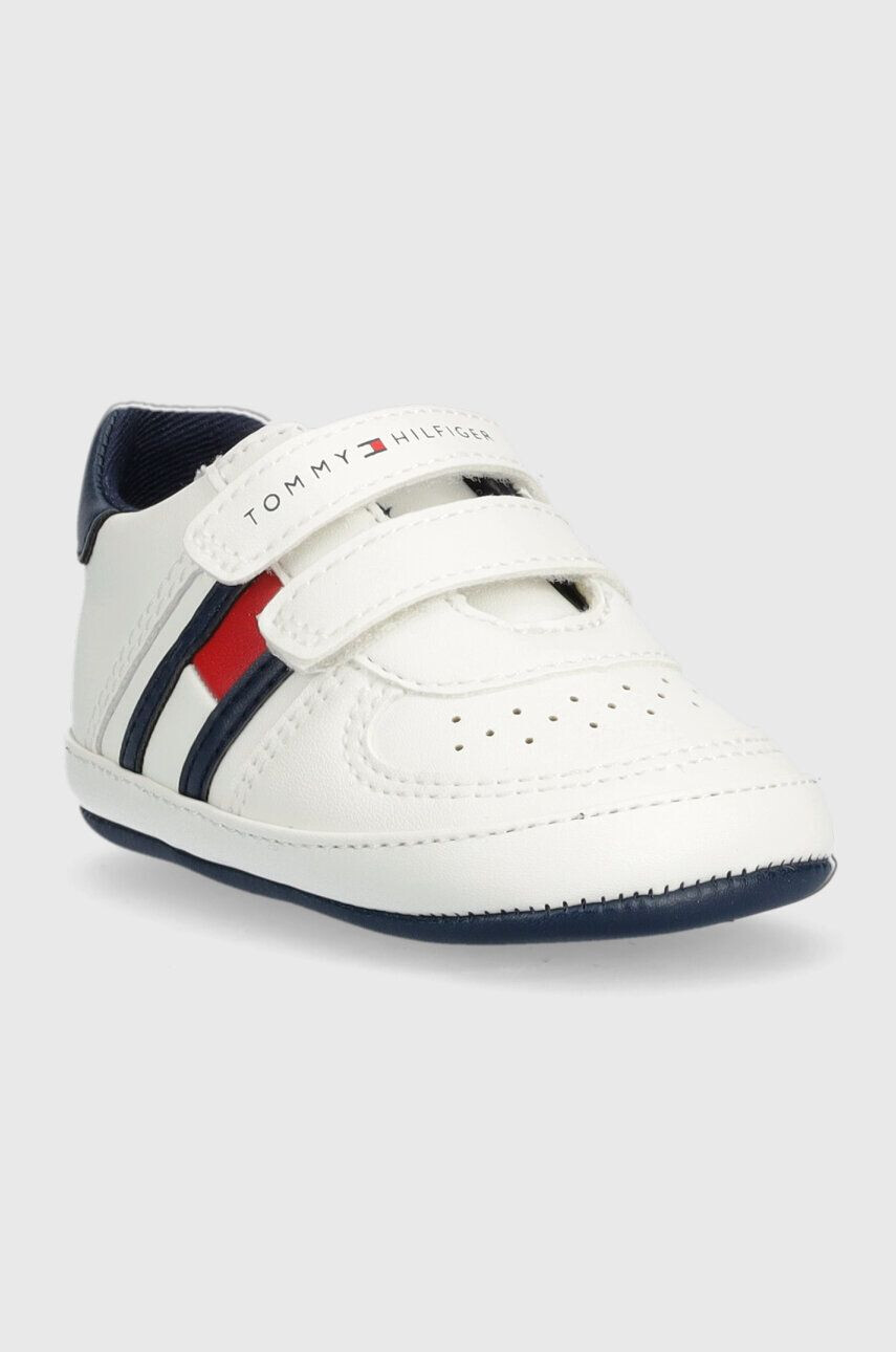 Tommy Hilfiger Dětské sneakers boty bílá barva - Pepit.cz