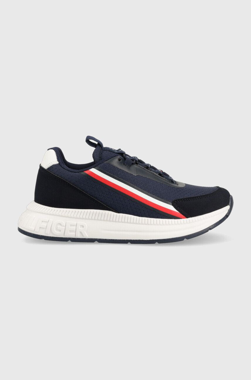 Tommy Hilfiger Dětské sneakers boty tmavomodrá barva - Pepit.cz