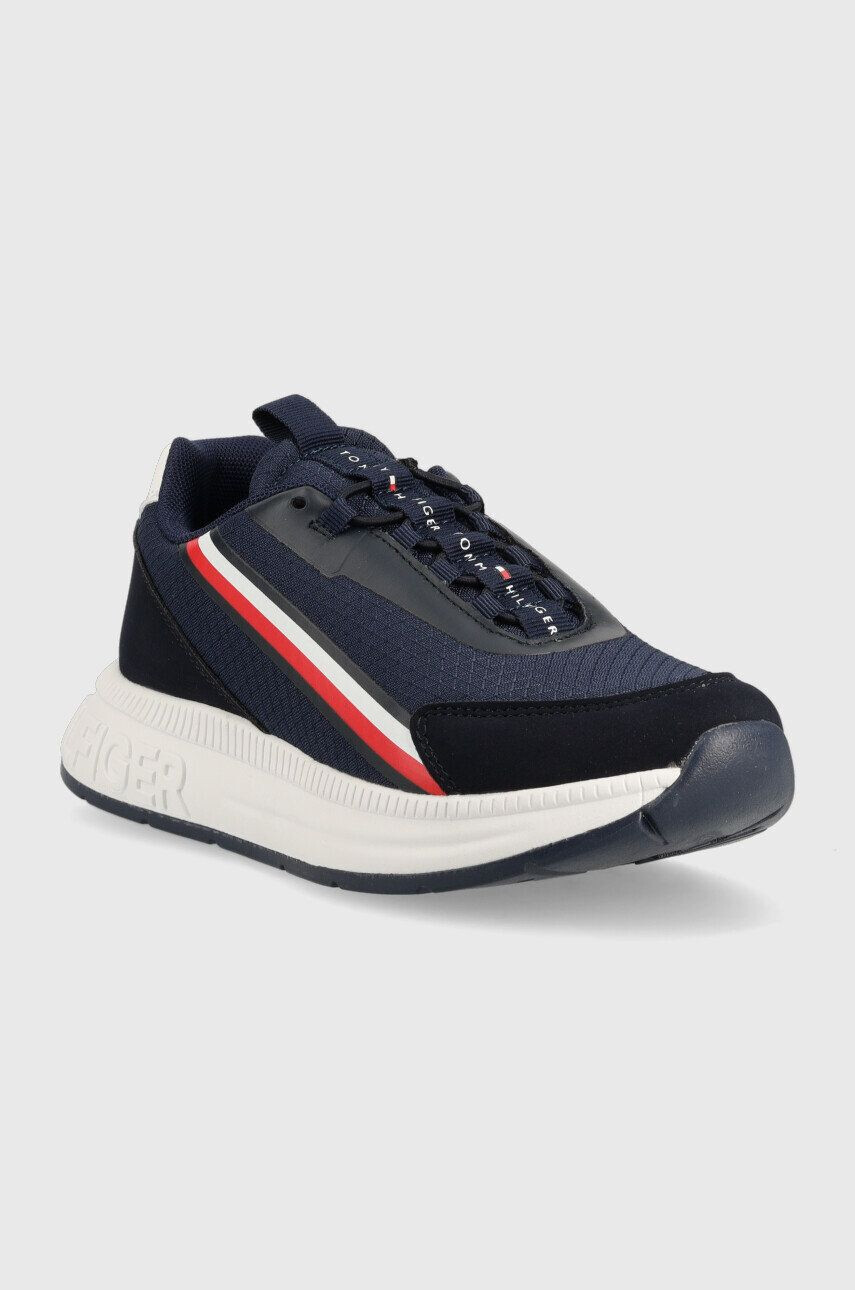 Tommy Hilfiger Dětské sneakers boty tmavomodrá barva - Pepit.cz