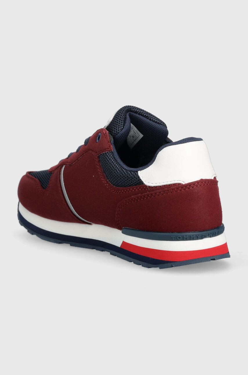 Tommy Hilfiger Dětské sneakers boty vínová barva - Pepit.cz