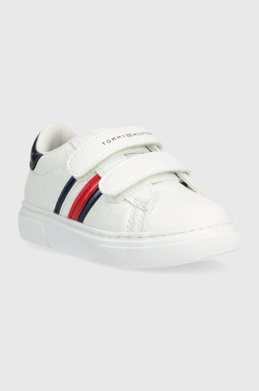 Tommy Hilfiger Dětské sneakers boty bílá barva - Pepit.cz