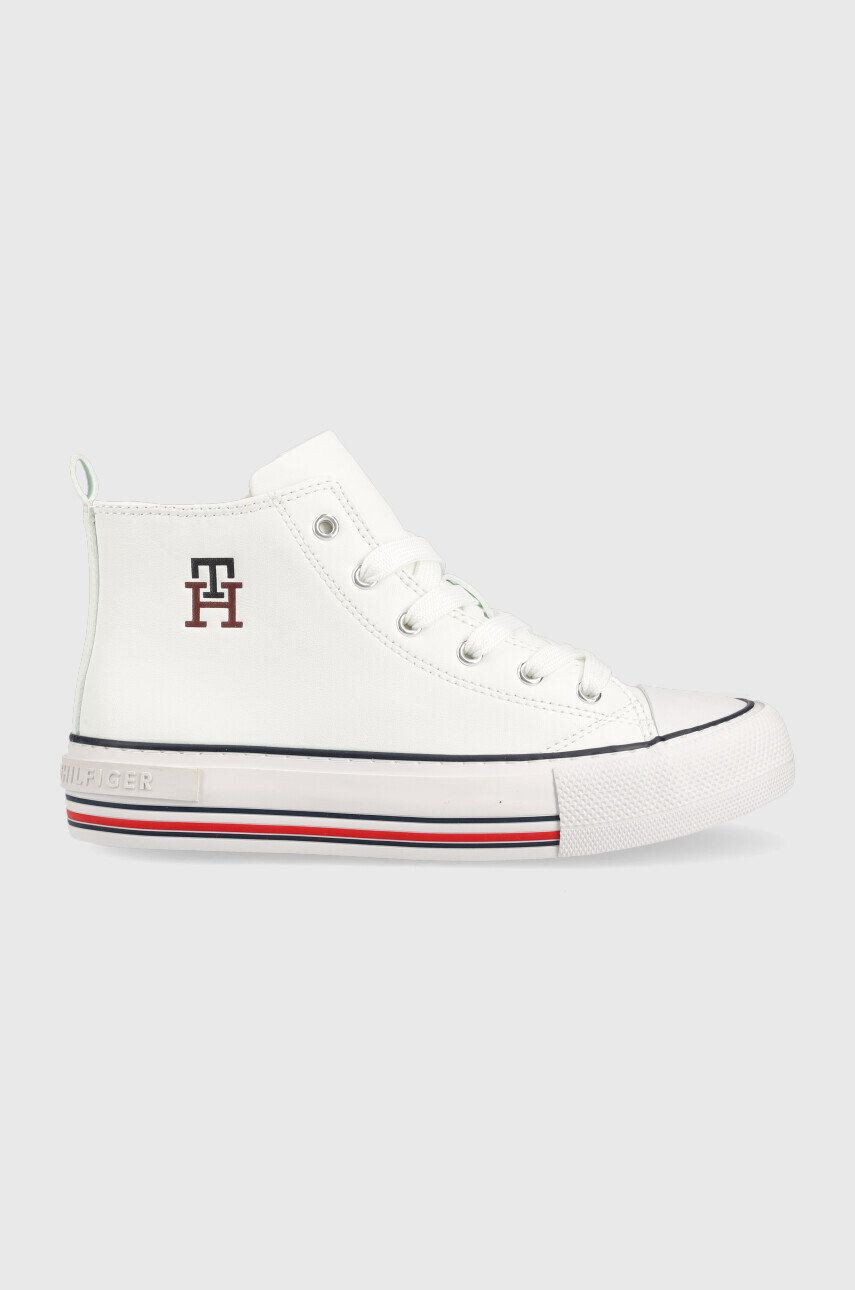 Tommy Hilfiger Dětské tenisky bílá barva - Pepit.cz