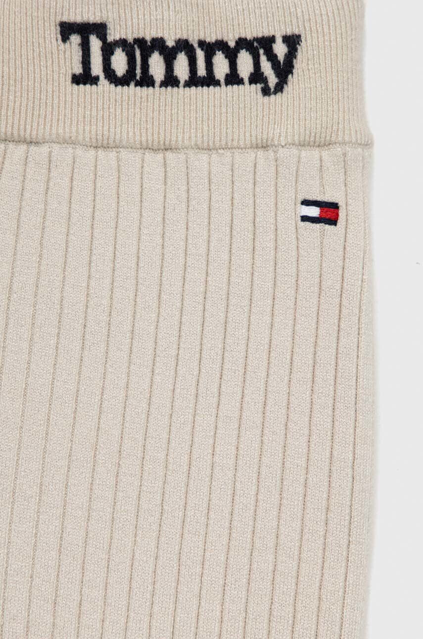 Tommy Hilfiger Dětské tepláky vínová barva hladké - Pepit.cz