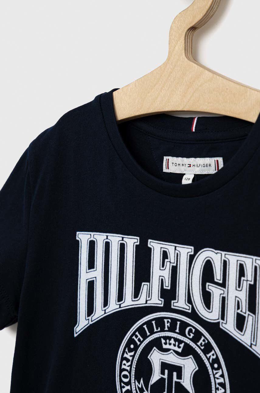 Tommy Hilfiger Dětské tričko červená barva - Pepit.cz