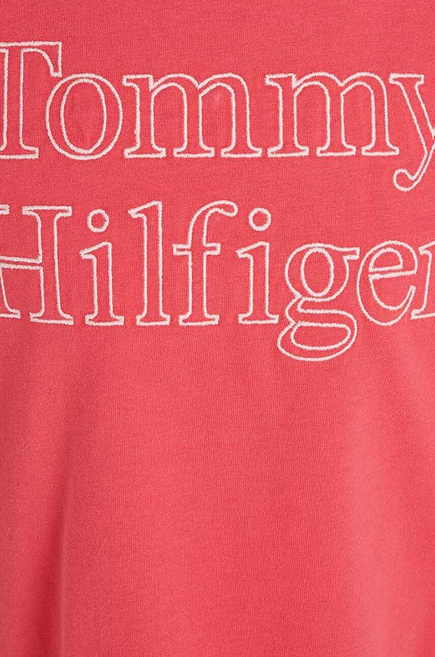 Tommy Hilfiger Dětské tričko oranžová barva - Pepit.cz