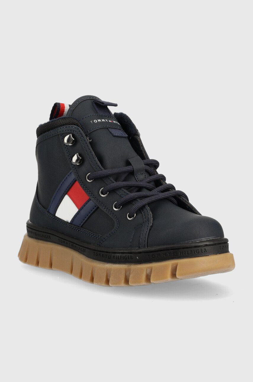 Tommy Hilfiger Dětské workery tmavomodrá barva - Pepit.cz