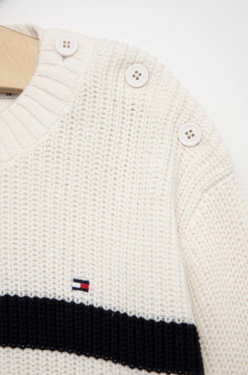 Tommy Hilfiger Dětský svetr bílá barva - Pepit.cz