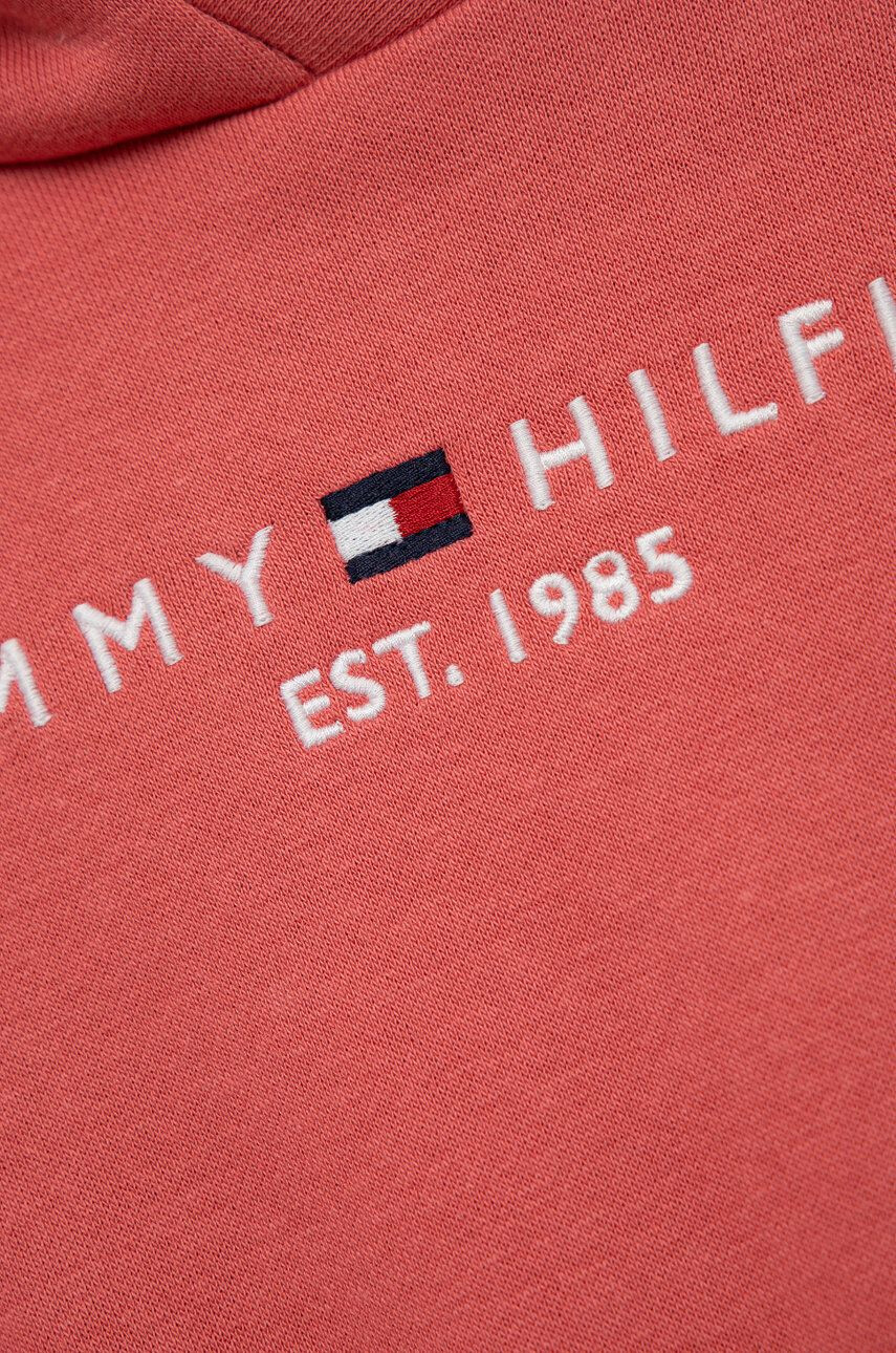 Tommy Hilfiger Dívčí šaty růžová barva mini - Pepit.cz