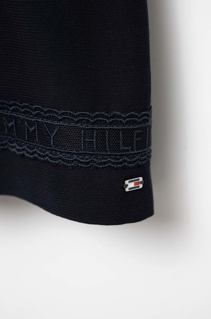 Tommy Hilfiger Dívčí šaty růžová barva mini - Pepit.cz