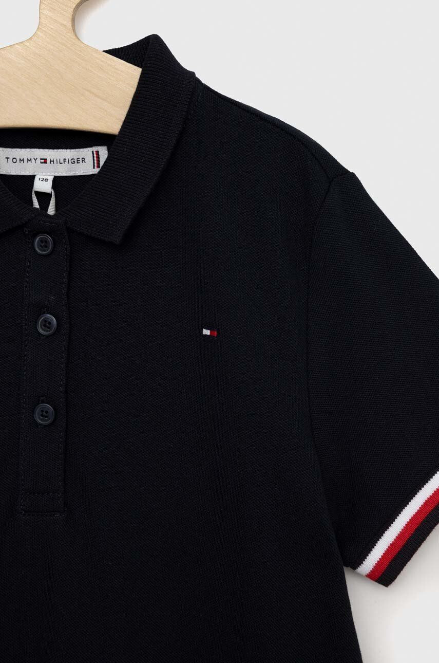 Tommy Hilfiger Dívčí šaty tmavomodrá barva mini - Pepit.cz